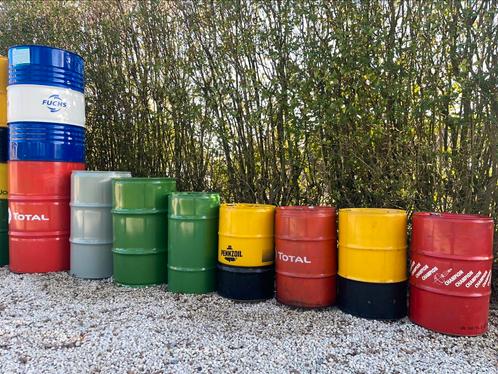 Vat was vat metaal/stalen vat 50,60 100 200 220l..., Tuin en Terras, Regentonnen, Zo goed als nieuw, Metaal, 150 liter of meer