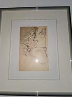 Lucebert  Gesigneerd en gedateerd  1970  Inkt Tekening, Antiek en Kunst, Ophalen