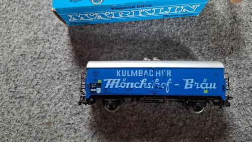 Marklin H0 4660 Bierwagen KULMBACHER MÖNCHSHOF-BRÄU Tehs 50, Hobby en Vrije tijd, Modeltreinen | H0, Zo goed als nieuw, Wagon