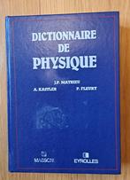 Dictionnaire de physique, Autres éditeurs, Français, Utilisé, Enlèvement ou Envoi