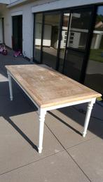 Table vintage en bois massif, polyvalente et intemporelle, Cinq personnes ou plus, 150 à 200 cm, 50 à 100 cm, Enlèvement