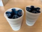 Tupperware 2 tandenborstelbekers nieuw, Ophalen of Verzenden, Zo goed als nieuw