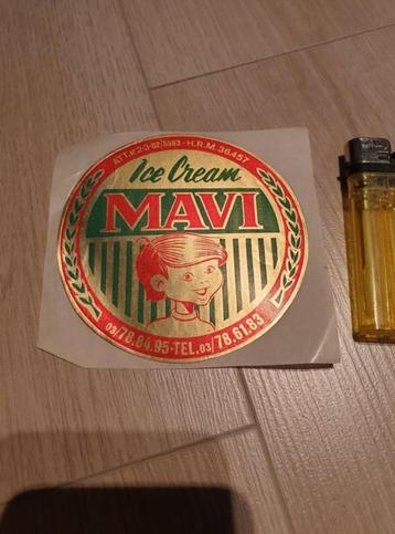 Sticker IJskreem Mavi, Enlèvement ou Envoi