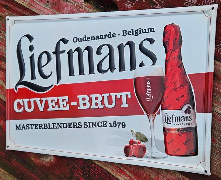 Liefmans Cuvée Brut publiciteitsbord NIEUW
Dit i, Verzamelen, Biermerken, Duvel, Ophalen of Verzenden
