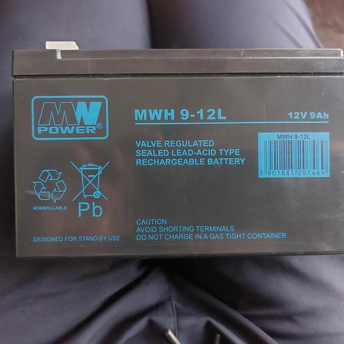 MW Power MWH 9-12L UPS battery 12 V 9 Ah, Computers en Software, Accu's en Batterijen, Nieuw, Ophalen