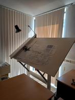 Table à dessin d’architecte avec accessoires., Bricolage & Construction, Tables à dessin, Comme neuf, Enlèvement
