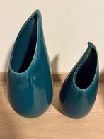 Set van twee J-Line vazen, Huis en Inrichting, Woonaccessoires | Vazen, Ophalen, Gebruikt, Overige kleuren, Aardewerk of Porselein