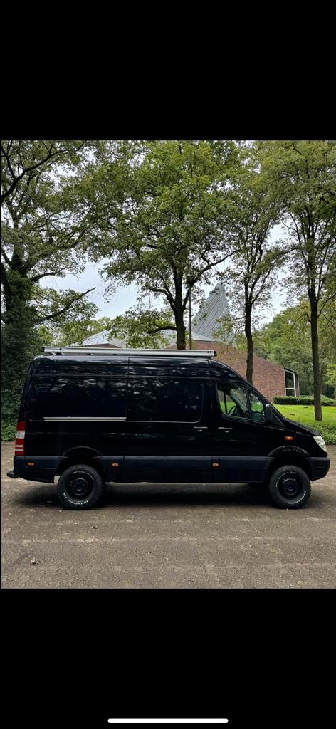 Mercedes Sprinter 4x4 camper/mobilhome, Caravans en Kamperen, Mobilhomes, Particulier, tot en met 2, Mercedes-Benz, Diesel, 5 tot 6 meter