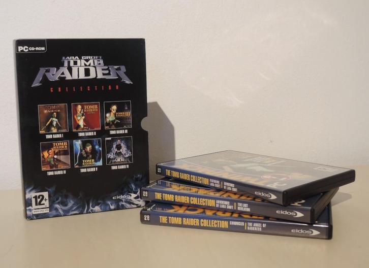Tomb Raider Collection PC (1 à 6) (2003), Games en Spelcomputers, Games | Pc, Gebruikt, Avontuur en Actie, 1 speler, Vanaf 12 jaar