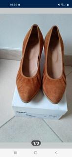 Damesschoenen suede camel/cognackleur, Ophalen of Verzenden