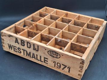 oude bierbak ABDIJ WESTMALLE 1971 beschikbaar voor biedingen