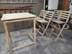 Bartafel, Huis en Inrichting, Tafels | Eettafels, Ophalen, Gebruikt, Vierkant, Vier personen