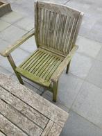 Tuinset teak, Tuin en Terras, Tuintafels, Ophalen, Gebruikt, Rechthoekig, Teakhout