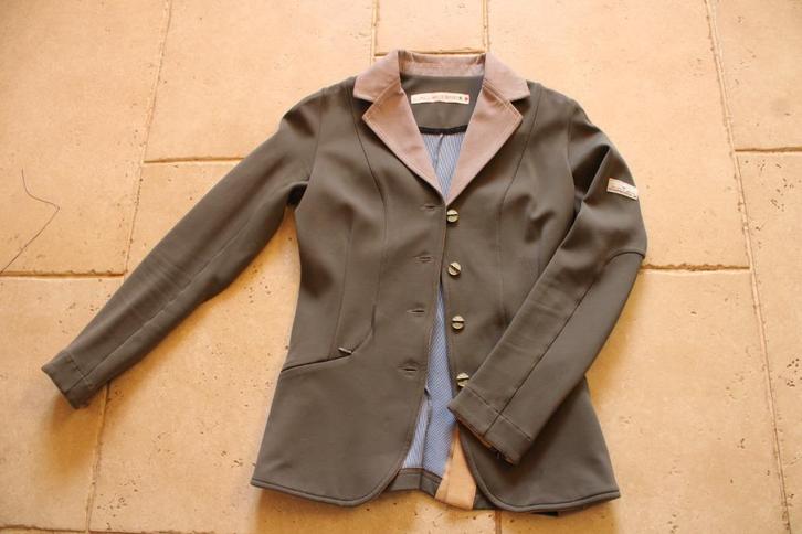 VESTE GRISE CONCOURS ANIMO (T 34) T 38 ita, Dieren en Toebehoren, Paardrijkleding, Gebruikt, Dames, Kinderen, Bovenkleding, Overige soorten