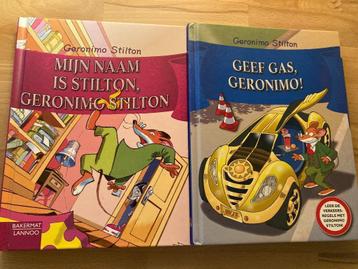 2 livres cartonnés pour enfants Geronimo Stilton - comme neu disponible aux enchères