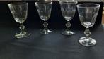 4 grands verres Français ,1850-1900., Ophalen of Verzenden