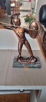 Statue grec leonidas 32cm, Brons, Ophalen