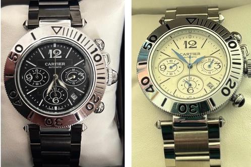 Cartier Pasha Gronograph, Handtassen en Accessoires, Horloges | Heren, Nieuw, Polshorloge, Overige merken, Staal, Staal, Ophalen of Verzenden