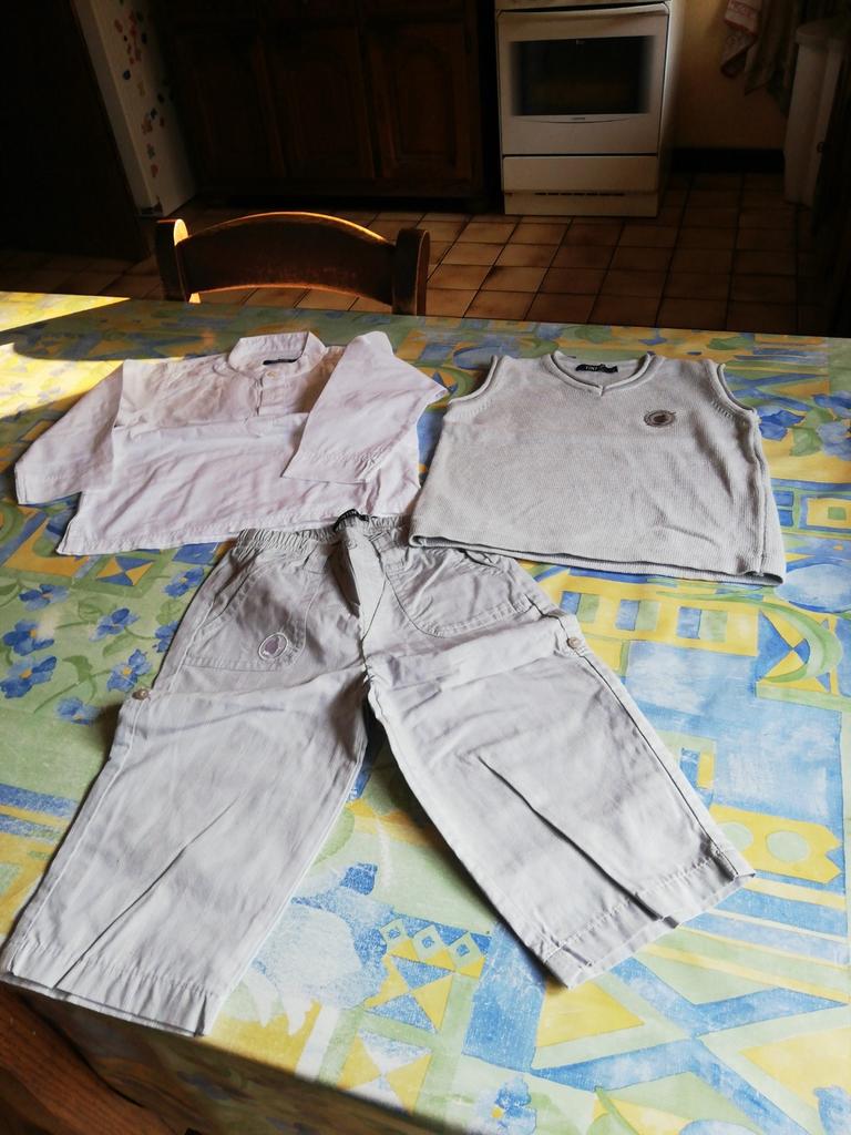 Ensemble habille 3 pièces garçon Tintin. Taille 2 ans., Enlèvement ou Envoi, Comme neuf, Garçon, Ensemble