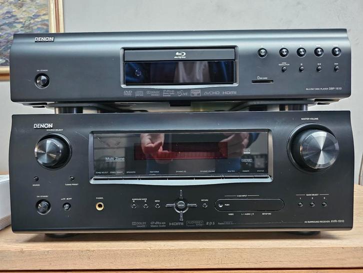 Complete Denon HomeCinema AVR-1910 Receiver + DBP-1610, TV, Hi-fi & Vidéo, Amplificateurs & Ampli-syntoniseurs, 7.1, Denon, Enlèvement ou Envoi
