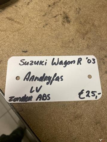 Suzuki Wagon R 2003 Aandrijfas Linksvoor zonder abs beschikbaar voor biedingen