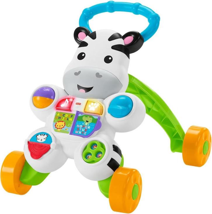 Trotteur Zèbre Fisher Price, Kinderen en Baby's, Speelgoed | Fisher-Price, Nieuw, Duw- of Trekspeelgoed, Met licht, Met geluid