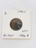 Munt Italië 20 cent 1940 R XVIII, Ophalen of Verzenden