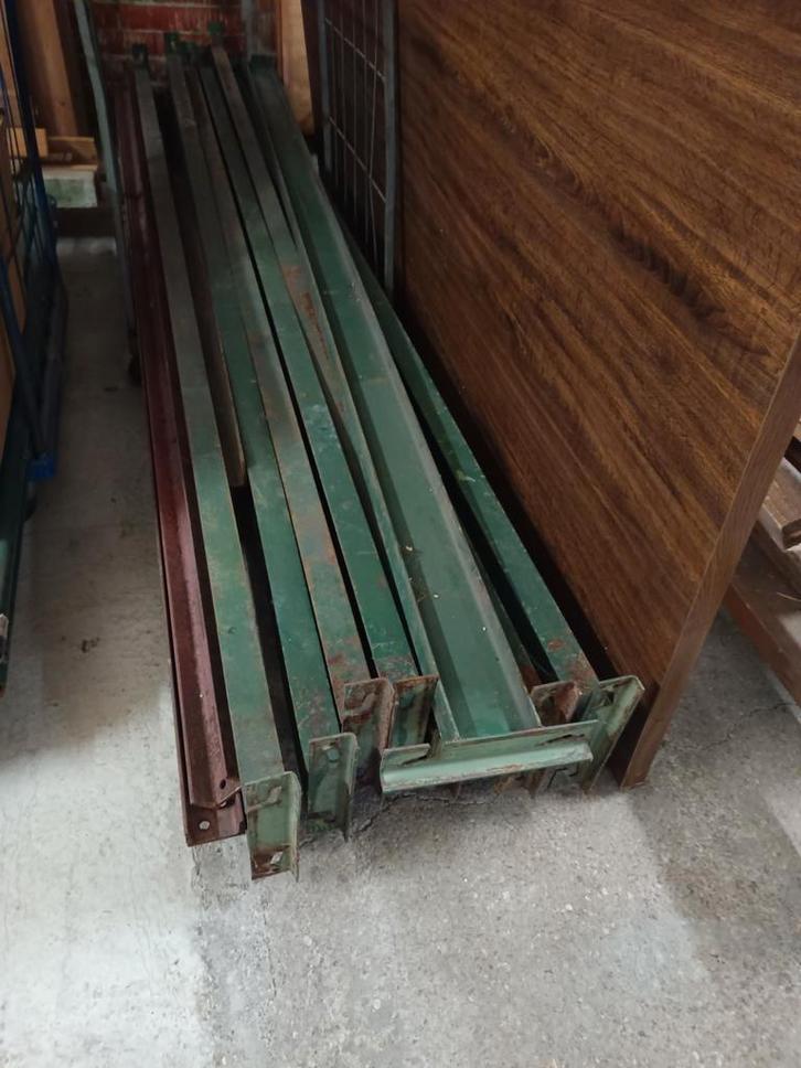 Poutrel - i profiel - stelling liggers 3m40 lang, Doe-het-zelf en Bouw, Metalen, Gebruikt, Overige metalen, Ophalen