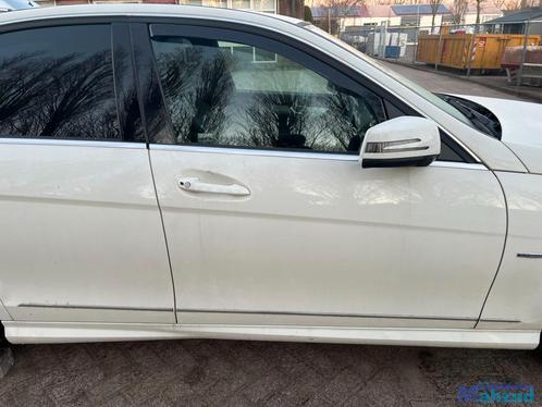 MERCEDES C KLASSE W204 WIT 650 rechts voor deur 2007-2011, Auto-onderdelen, Carrosserie, Deur, Mercedes-Benz, Gebruikt