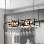 Hangende Wijnglazen Plank, Huis en Inrichting, Woonaccessoires | Wandplanken en Boekenplanken