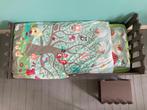 Peuterbed, nachtkastje en beddengoed, Gebruikt, 70 tot 85 cm, Matras, 140 tot 160 cm