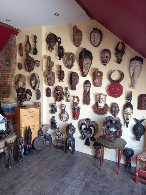 ZOLDERVERKOOP Afrikaanse collectie allerlei, Antiek en Kunst, Kunst | Niet-Westerse kunst, Ophalen of Verzenden