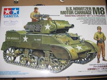 bouwdozen van tamiya tanks op 1/35