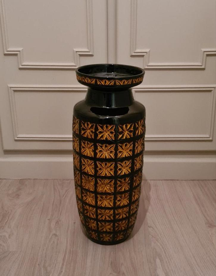 VINTAGE VAAS WEST GERMANY SCHEURICH 261 - 53, Huis en Inrichting, Woonaccessoires | Vazen, Gebruikt, Ophalen