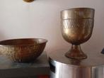 Koper lot, vintage Arabische kom, beker brons, Ophalen of Verzenden