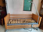 Lit médicalisé électrique hêtre avec possibilité matelas, Maison & Meubles, 90 cm, Brun, Enlèvement, Medical