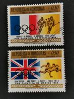 Honduras 1968 - sport, vlaggen, atletiek, lopen, horden, ski, Ophalen of Verzenden, Gestempeld, Midden-Amerika