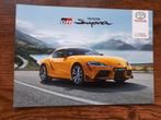 TOYOTA  SUPRA  2020, Boeken, Auto's | Folders en Tijdschriften, Ophalen of Verzenden, Nieuw, Toyota