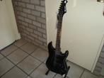 Guitare électrique Dimavery ST-203 Strat, noir Gothic NEW, 2, Enlèvement ou Envoi, Neuf, Guitare électrique