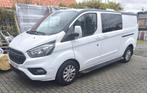 Ford Transit Custom, double cabine, boit automatic, Diesel, Auto's, Bestelwagens en Lichte vracht, 1800 kg, Euro 6, 4 cilinders