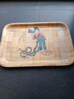 Chinees dienblad (hout), Ophalen, Zo goed als nieuw, Hout