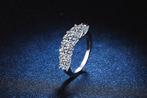 Nieuwe ring, 3,60 karaat, diamanttest positief!, Handtassen en Accessoires, Ringen, Verzenden, Wit, Nieuw, 17 tot 18