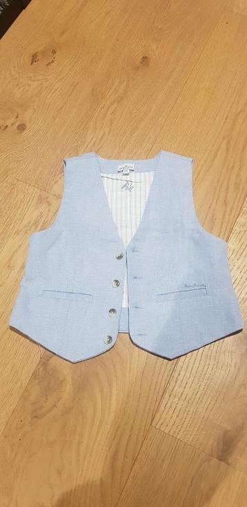 Gilet de cérémonie bleu ciel comme neuf - 3 ans beschikbaar voor biedingen