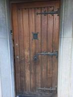 Oude houten voordeur, 150 tot 225 cm, Gebruikt, 75 tot 150 cm, Hout