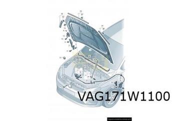 Volkswagen Golf VII Sportsvan (3/14-1/18) Motorkap Origineel beschikbaar voor biedingen