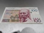 100 frank Belgie, Los biljet, Ophalen