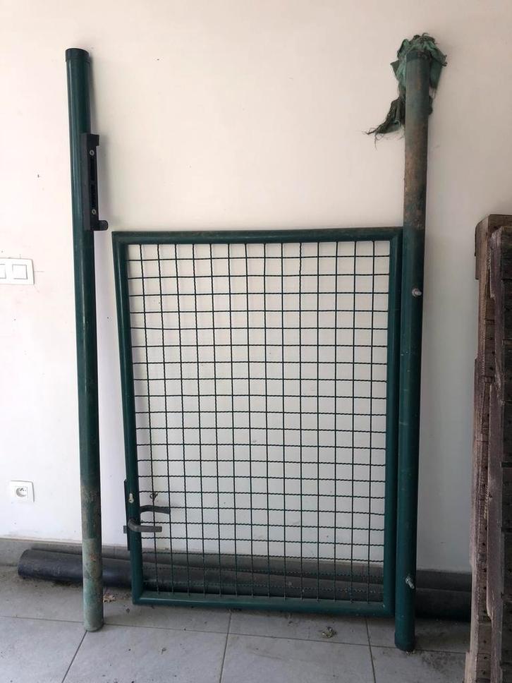 Tuinpoortje, Tuin en Terras, Tuinpoorten, Gebruikt, Draaipoort, Staal, 100 tot 150 cm, 100 tot 150 cm, Ophalen