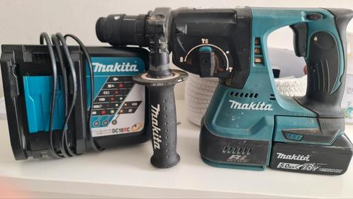 Breekhamer/boormachine van makita met batterij+nieuw oplader, Doe-het-zelf en Bouw, Gereedschap | Boormachines, Gebruikt, Boormachine