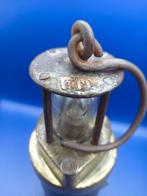 Antieke mijnwerkers lamp mijnlamp, Ophalen of Verzenden