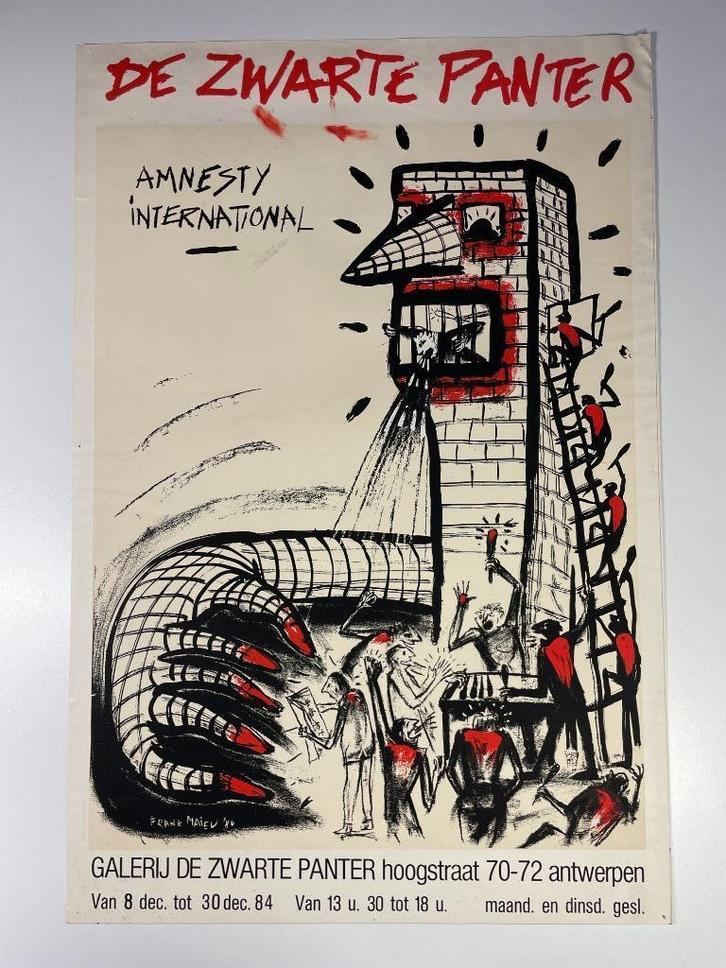 Artist Posters: Ysbrant, Frank Maieu, Heyrman, Antiek en Kunst, Kunst | Litho's en Zeefdrukken, Ophalen of Verzenden